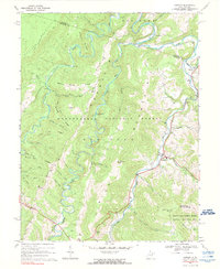 Download a high-resolution, GPS-compatible USGS topo map for Harman, WV (1990 edition)