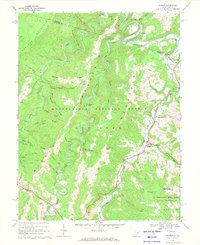 Download a high-resolution, GPS-compatible USGS topo map for Harman, WV (1971 edition)