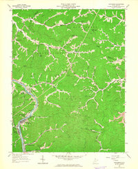 Download a high-resolution, GPS-compatible USGS topo map for Henlawson, WV (1964 edition)