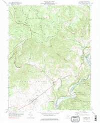 Download a high-resolution, GPS-compatible USGS topo map for Hillsboro, WV (1984 edition)