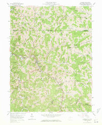 Download a high-resolution, GPS-compatible USGS topo map for Hundred, WV (1972 edition)