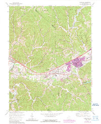 Download a high-resolution, GPS-compatible USGS topo map for Hurricane, WV (1989 edition)