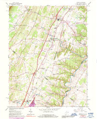 Download a high-resolution, GPS-compatible USGS topo map for Inwood, WV (1992 edition)