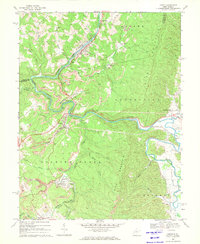 Download a high-resolution, GPS-compatible USGS topo map for Junior, WV (1971 edition)