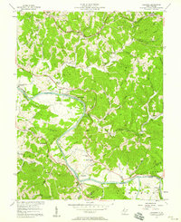 Download a high-resolution, GPS-compatible USGS topo map for Kanawha, WV (1958 edition)