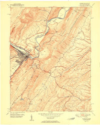 preview thumbnail of historical topo map of Keyser, WV in 1951