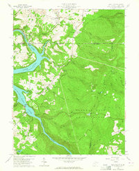 Download a high-resolution, GPS-compatible USGS topo map for Lake Lynn, WV (1964 edition)