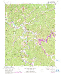Download a high-resolution, GPS-compatible USGS topo map for Lavalette, WV (1989 edition)