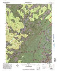 Download a high-resolution, GPS-compatible USGS topo map for Lead Mine, WV (1998 edition)