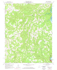 Download a high-resolution, GPS-compatible USGS topo map for Lerona, WV (1977 edition)