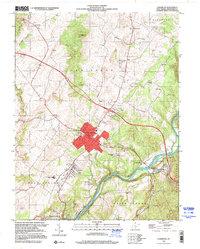 Download a high-resolution, GPS-compatible USGS topo map for Lewisburg, WV (2000 edition)