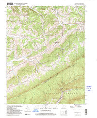 Download a high-resolution, GPS-compatible USGS topo map for Lindside, WV (2001 edition)
