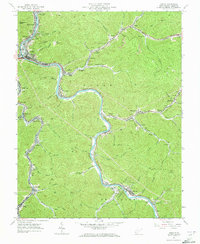Download a high-resolution, GPS-compatible USGS topo map for Logan, WV (1973 edition)