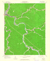 Download a high-resolution, GPS-compatible USGS topo map for Logan, WV (1964 edition)