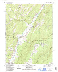 preview thumbnail of historical topo map of Hardy County, WV in 1994