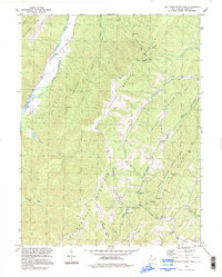 preview thumbnail of historical topo map of Hardy County, WV in 1994