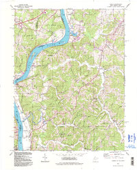 Download a high-resolution, GPS-compatible USGS topo map for Lubeck, WV (1998 edition)