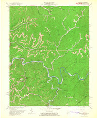 preview thumbnail of historical topo map of Mingo County, WV in 1964