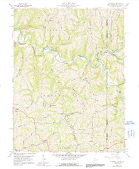 Download a high-resolution, GPS-compatible USGS topo map for Majorsville, WV (1991 edition)