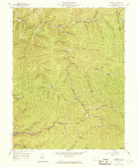 preview thumbnail of historical topo map of Kanawha County, WV in 1957