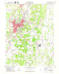 preview thumbnail of historical topo map of Martinsburg, WV in 1979