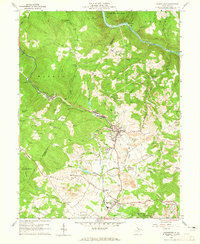 Download a high-resolution, GPS-compatible USGS topo map for Masontown, WV (1965 edition)
