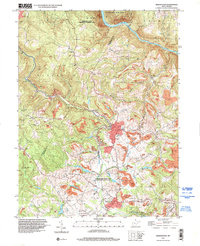 Download a high-resolution, GPS-compatible USGS topo map for Masontown, WV (2000 edition)