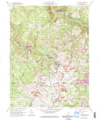 Download a high-resolution, GPS-compatible USGS topo map for Masontown, WV (1998 edition)