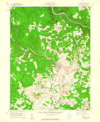 Download a high-resolution, GPS-compatible USGS topo map for Masontown, WV (1961 edition)