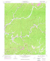 Download a high-resolution, GPS-compatible USGS topo map for Matheny, WV (1977 edition)