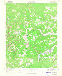 Download a high-resolution, GPS-compatible USGS topo map for Matoaka, WV (1971 edition)