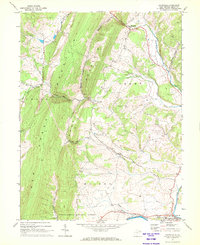 Download a high-resolution, GPS-compatible USGS topo map for Maysville, WV (1972 edition)