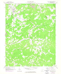 Download a high-resolution, GPS-compatible USGS topo map for Meadow Bridge, WV (1977 edition)