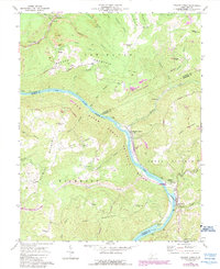 Download a high-resolution, GPS-compatible USGS topo map for Meadow Creek, WV (1989 edition)