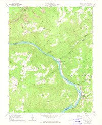 Download a high-resolution, GPS-compatible USGS topo map for Meadow Creek, WV (1974 edition)