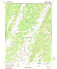 Download a high-resolution, GPS-compatible USGS topo map for Medley, WV (1989 edition)