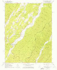Download a high-resolution, GPS-compatible USGS topo map for Minnehaha Springs, WV (1975 edition)