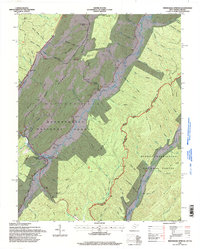 Download a high-resolution, GPS-compatible USGS topo map for Minnehaha Springs, WV (1998 edition)