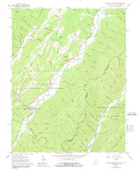Download a high-resolution, GPS-compatible USGS topo map for Minnehaha Springs, WV (1991 edition)