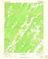 Download a high-resolution, GPS-compatible USGS topo map for Moatstown, WV (1973 edition)