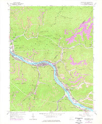preview thumbnail of historical topo map of Montgomery, WV in 1965
