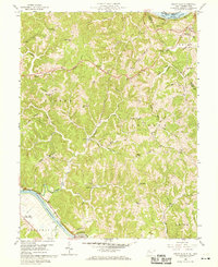 preview thumbnail of historical topo map of Mason County, WV in 1958