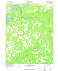 Download a high-resolution, GPS-compatible USGS topo map for Mount Nebo, WV (1977 edition)