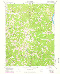 preview thumbnail of historical topo map of Mason County, WV in 1958