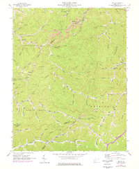 Download a high-resolution, GPS-compatible USGS topo map for Mud, WV (1977 edition)