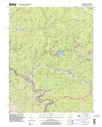 preview thumbnail of historical topo map of Mingo County, WV in 1997