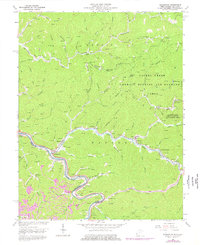 preview thumbnail of historical topo map of Mingo County, WV in 1963