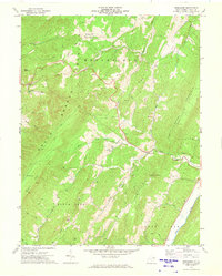Download a high-resolution, GPS-compatible USGS topo map for Needmore, WV (1973 edition)
