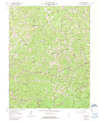 Download a high-resolution, GPS-compatible USGS topo map for Nestlow, WV (1989 edition)