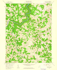 Download a high-resolution, GPS-compatible USGS topo map for Nestorville, WV (1960 edition)